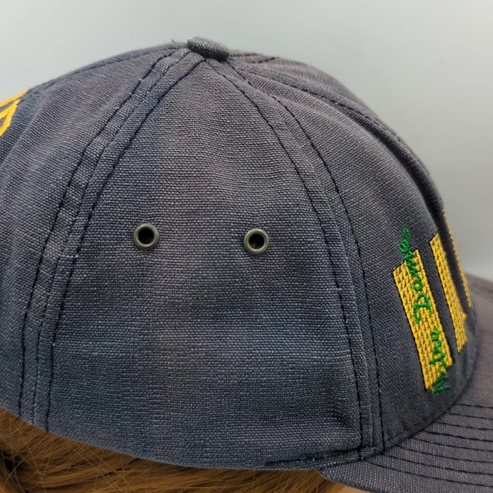 Vintage Notre Dame Irish Sports Specialties 90s Snapback Hat Cap USA Made Faded